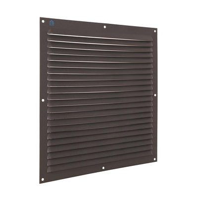Renson 1062430 - Aufputz-Lamellengitter flach Aluminium 436 (300x300) Struktur 7016 | 10 Stück