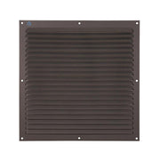 Renson 1062430 - Aufputz-Lamellengitter flach Aluminium 436 (300x300) Struktur 7016 | 10 Stück - afbeelding 2