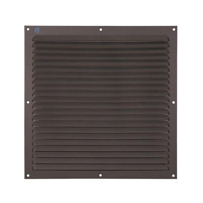 Renson 1062430 - Aufputz-Lamellengitter flach Aluminium 436 (300x300) Struktur 7016 | 10 Stück