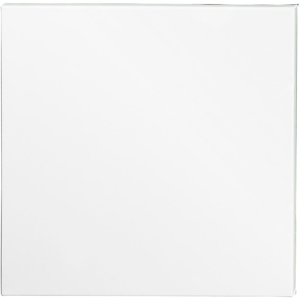 Creativ Company Leinwand, D: 1,6 cm, Größe 50x50 cm, 360 gr, weiß, 5 Stück 1 Karton