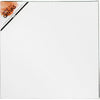 Creativ Company Leinwand, D: 1,6 cm, Größe 50x50 cm, 360 gr, weiß, 5 Stück 1 Karton
