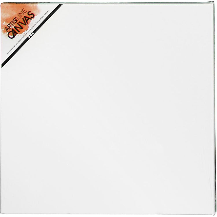 Creativ Company Leinwand, D: 1,6 cm, Größe 50x50 cm, 360 gr, weiß, 5 Stück 1 Karton
