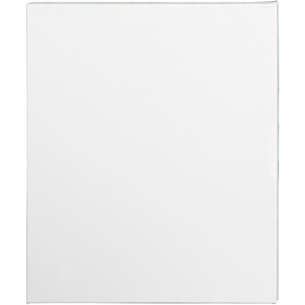 Creativ Company Leinwand, D: 1,6 cm, Größe 50x60 cm, 360 gr, weiß, 5 Stück 1 Karton