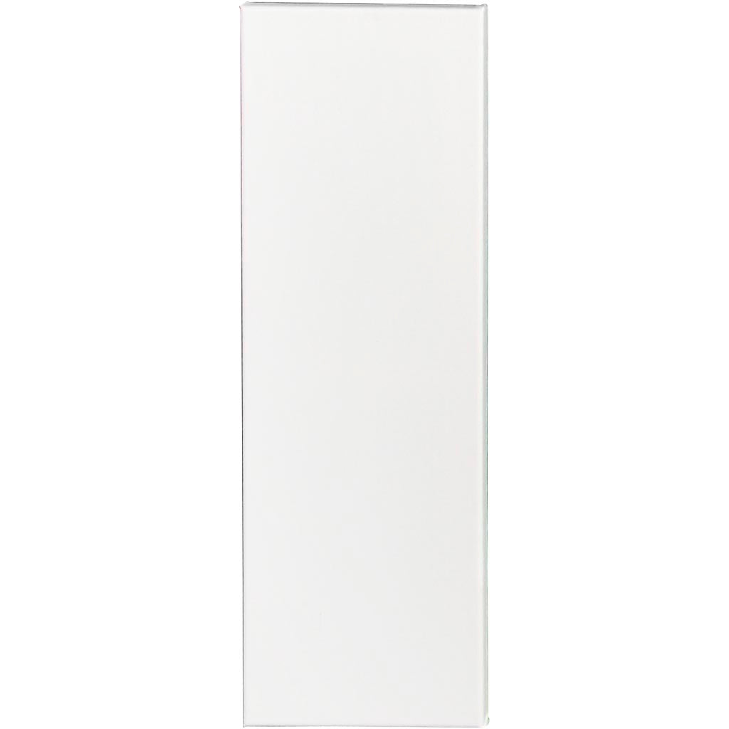 Creativ Company Leinwand, D: 1,6 cm, Größe 20x60 cm, 360 gr, weiß, 10 Stück 1 Karton