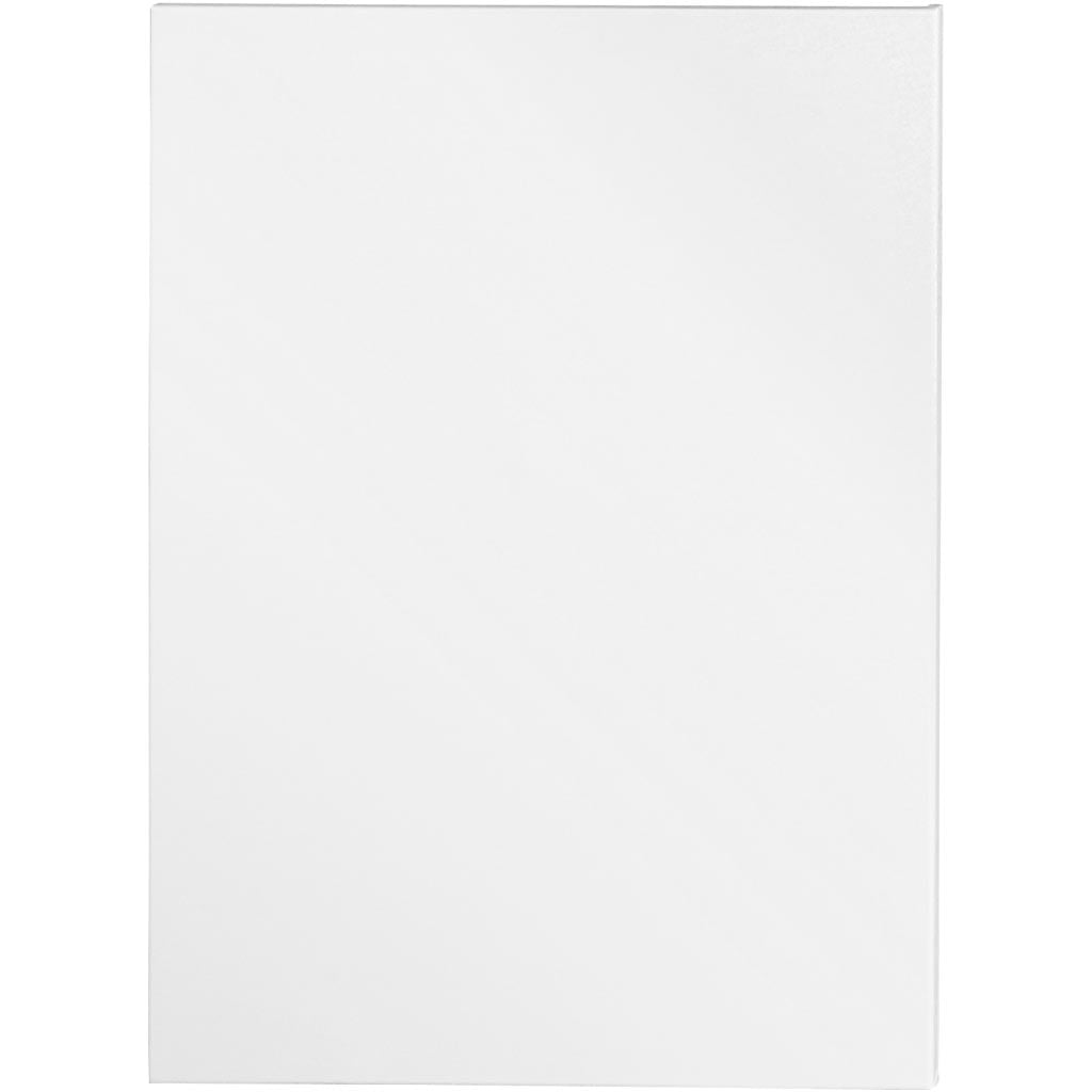 Creativ Company Leinwand, D: 1,6 cm, Größe 60x80 cm, 360 gr, weiß, 5 Stück 1 Karton