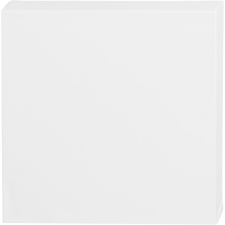 Creativ Company Leinwand, D: 3,7 cm, Größe 30x30 cm, 360 gr, weiß, 1 Stück
