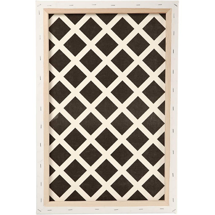 Creativ Company Leinwand, D: 1,7 cm, Größe 40x60 cm, 360 g, weiß, 1 Stück
