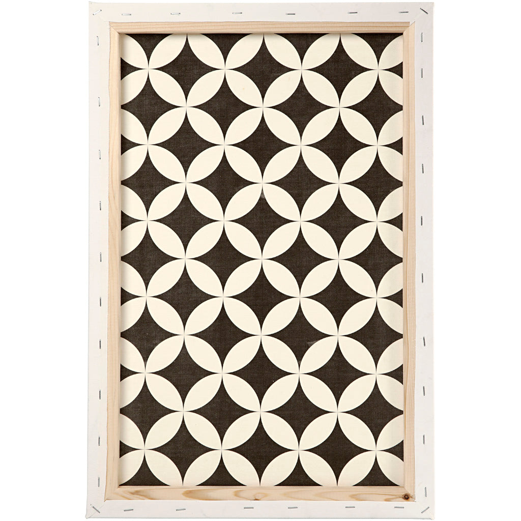 Creativ Company Leinwand, D: 1,7 cm, Größe 40x60 cm, 360 gr, weiß, 1 Stück