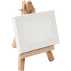 Creativ Company Keilrahmen, Größe 8x6x1 cm, weiß, 1 Stück