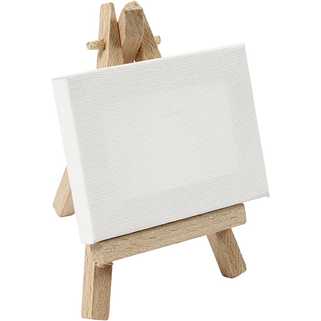 Creativ Company Keilrahmen, Größe 8x6x1 cm, weiß, 1 Stück