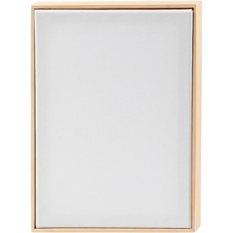 Creativ Company Keilrahmen mit Rahmen, A4, Größe 29,7 x 21 cm, 280 g, weiß, 10 Stück 1 Karton