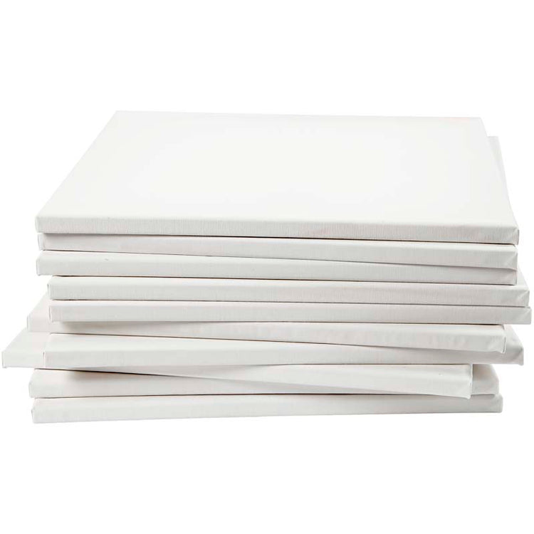 Creativ Company Keilrahmen, D: 1,6 cm, Größe 40x40 cm, 280 g, weiß, 40 Stück 1 Karton