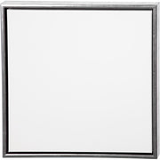 Creativ Company Leinwand mit Rahmen, Größe 50x50 cm, 360 gr, Antiksilber, Weiß, 1 Stück - afbeelding 1