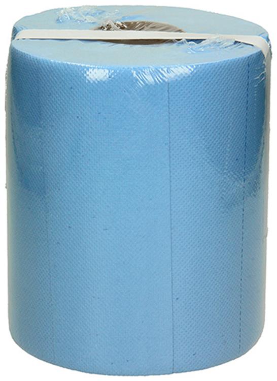 Ecoline 1056854 – Einzelpackrolle blau 2-lagig 65 m x 20 cm – 346 Blatt | 4 Stück