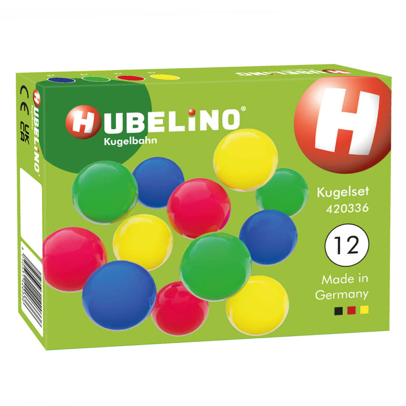 Hubelino Murmeln Kunststoff, 12st.