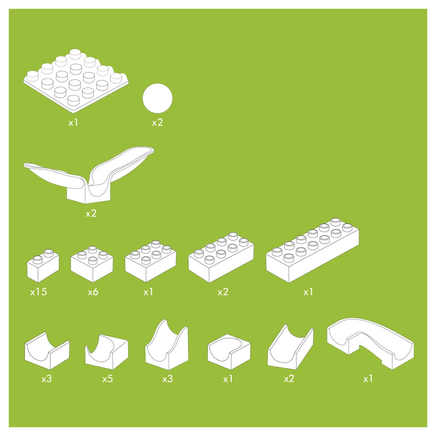 Hubelino Knikkerbaan -Expansions -Swing, 46dlg.