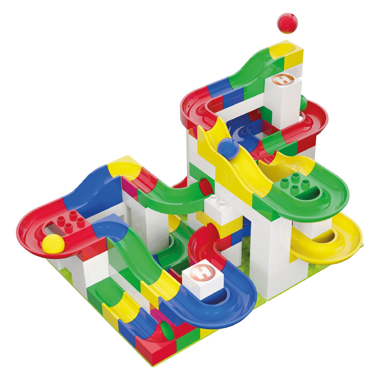 Hubelino Knikkerbaan Basisisset, 123dlg.