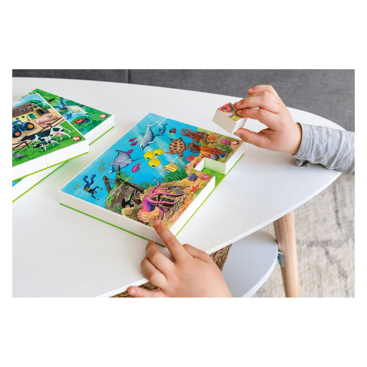 Hubelino -Block -Puzzle Unterwasserwelt, 35st.
