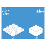 Hubelino Block Puzzle Dinosaurus World, 35st. - afbeelding 4