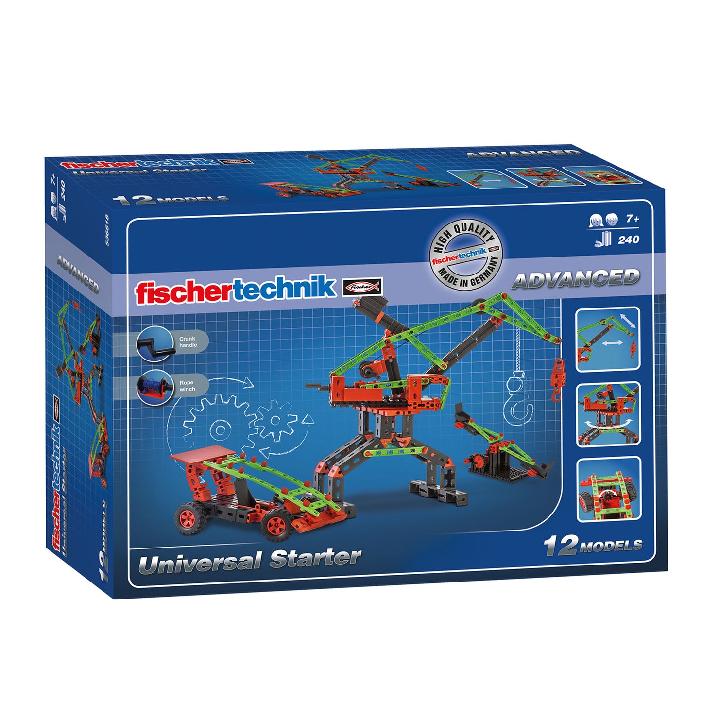 Fischertechnik Advanced Universal Startset, 240DLG.