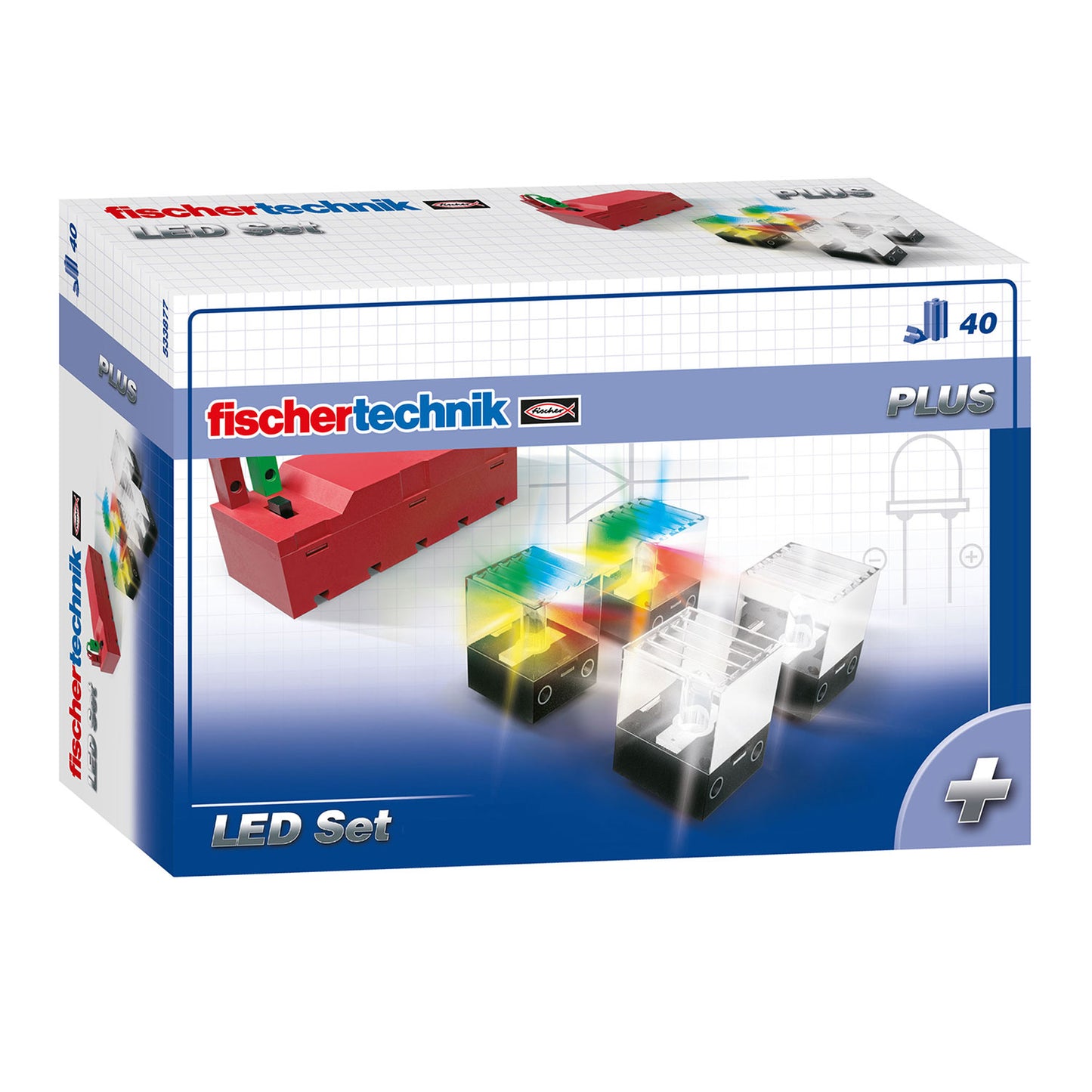 Fischertechnik Plus LED -Set, 40DLG.