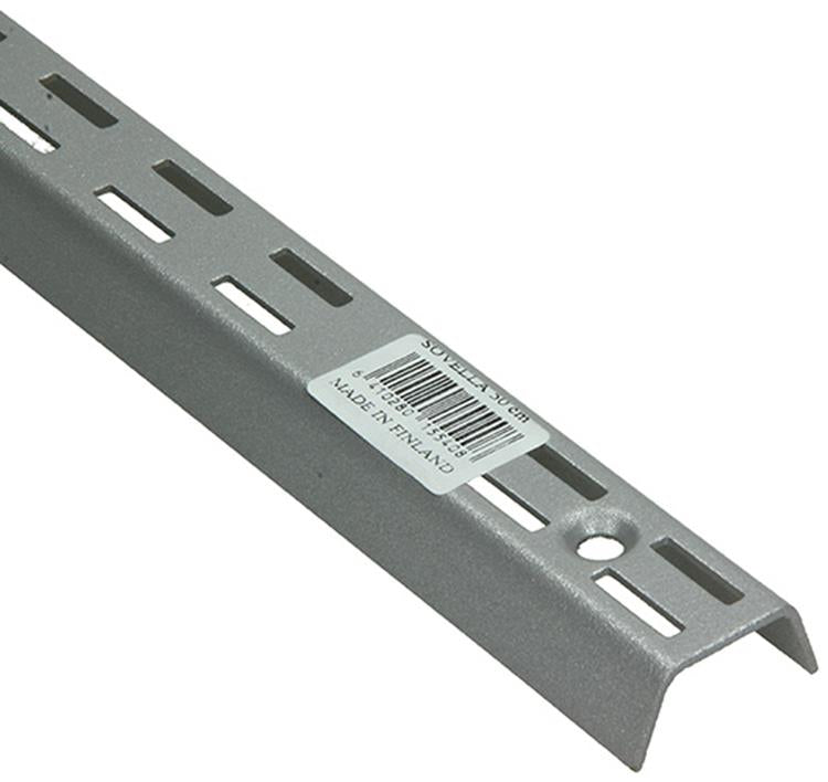 Sovella 1013115 - Wandschiene Silbereffekt 50cm | 10 Stück
