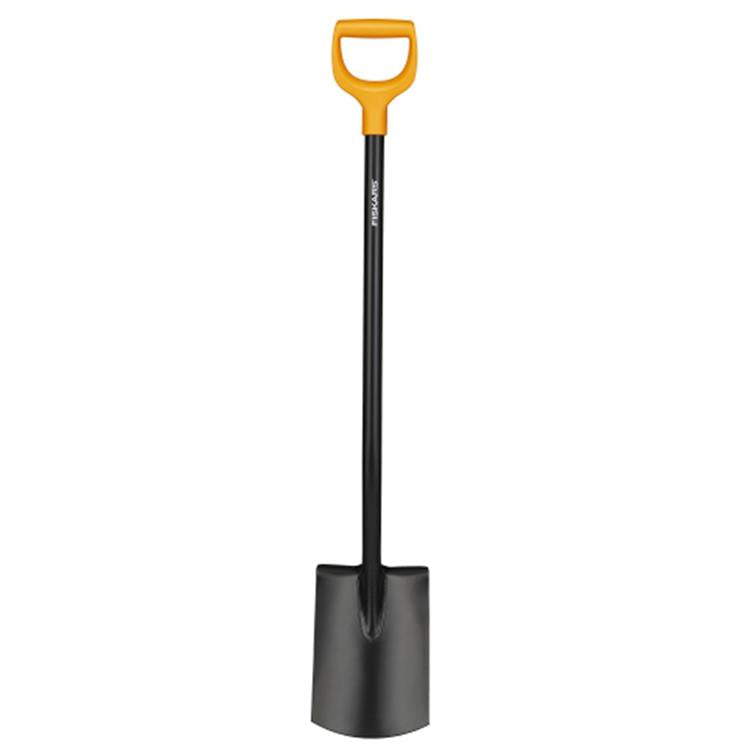Fiskars 1062581 – solider Gartenspaten rund | 1 Stk
