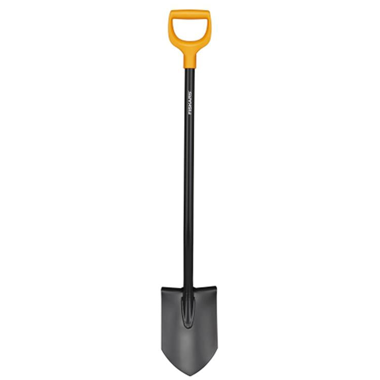 Fiskars 1062580 – solider Gartenspaten spitz | 1 Stk