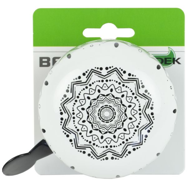 Widek ding dong Glocke große Mandala Zebra schwarz auf Karte