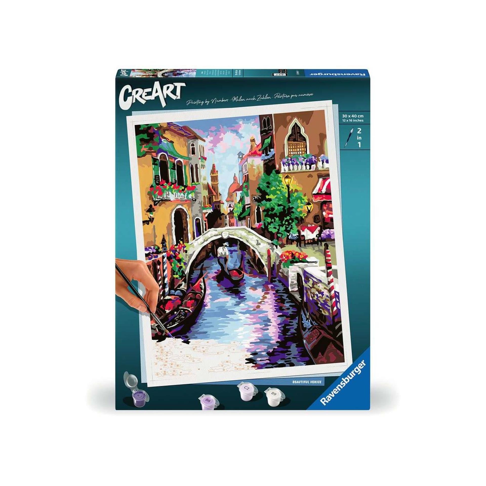 Ravensburger Creart Malen nach Zahlen – wunderschönes Venedig