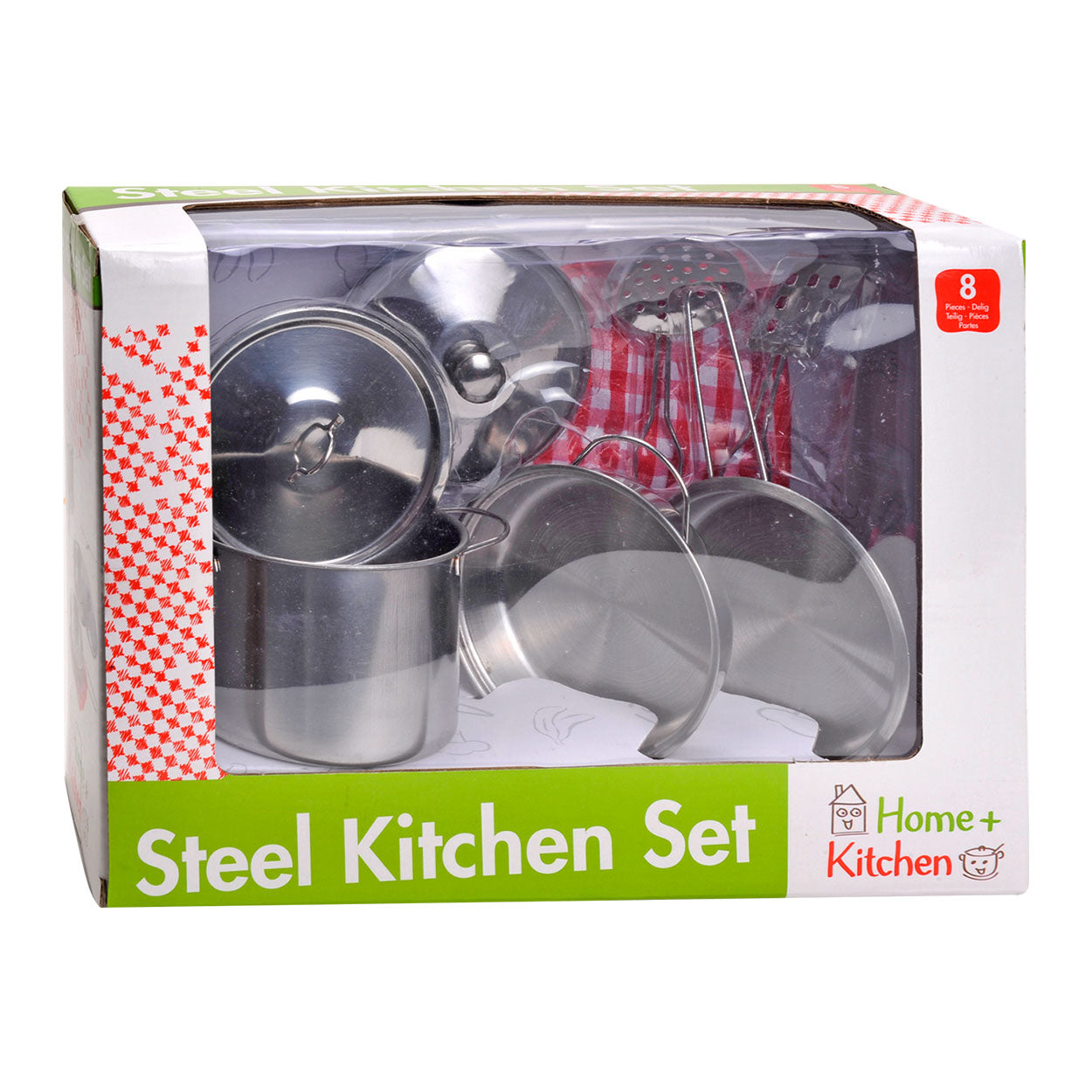 Johntoy Home Kitchen Pannet Set, 8dlg.