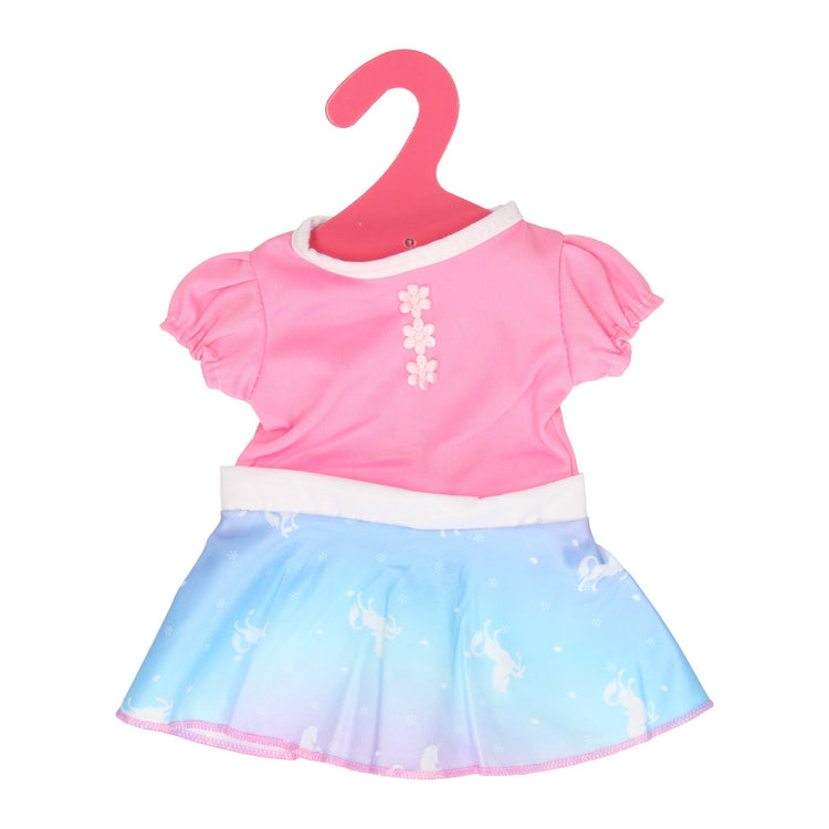 Baby Rose Puppenkleid, 40-45 cm h