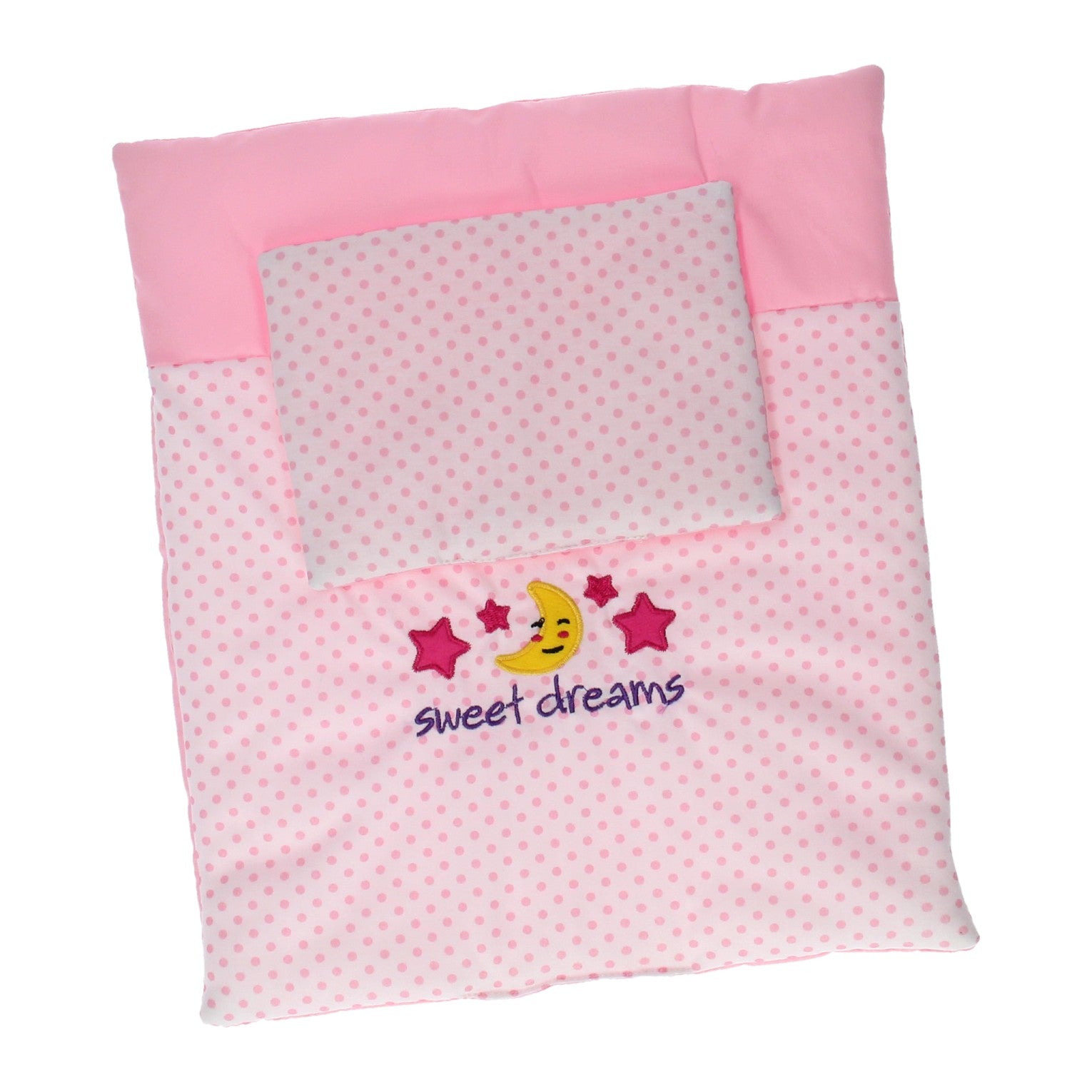 Baby Rose Doll Deken und Kissen Set