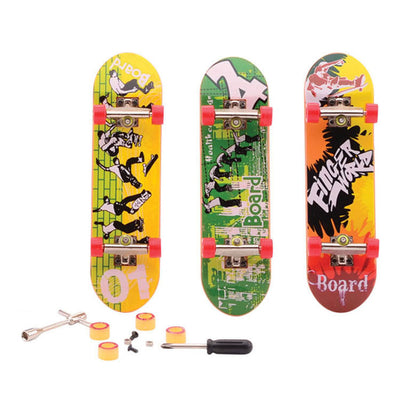 Finger -Skateboard mit Zubehör