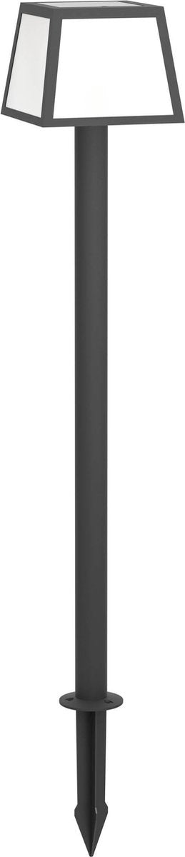 Eglo Altilia Solarlampe – Außenstehleuchte – Solarenergie – LED – 106 cm – Schwarz und Weiß