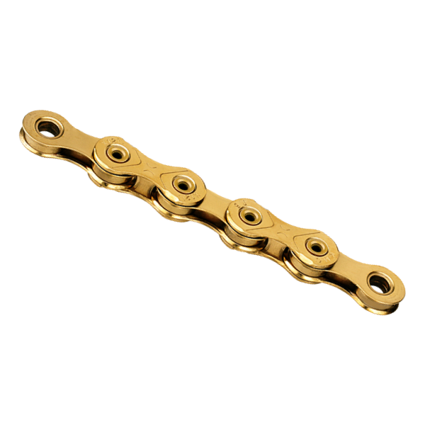 Kmc-Kette x12l 12v 126l gewachstes Ti-N-Gold