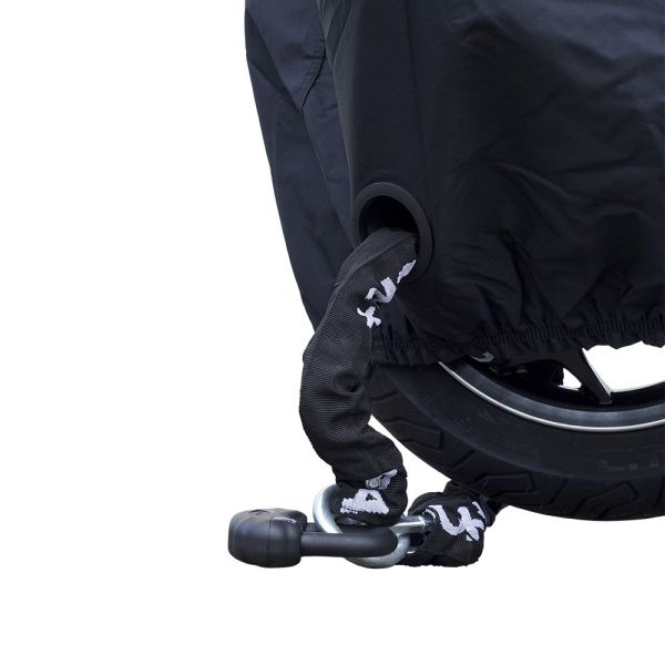 Ds deckt Motorradabdeckung ALFA 3W ohne Platz für Topcase schwarz