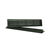 Renson 1069741 - Türgitter PVC 761 450x90 schwarz | 2 Stk - afbeelding 2