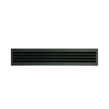 Renson 1069741 - Türgitter PVC 761 450x90 schwarz | 2 Stk - afbeelding 1