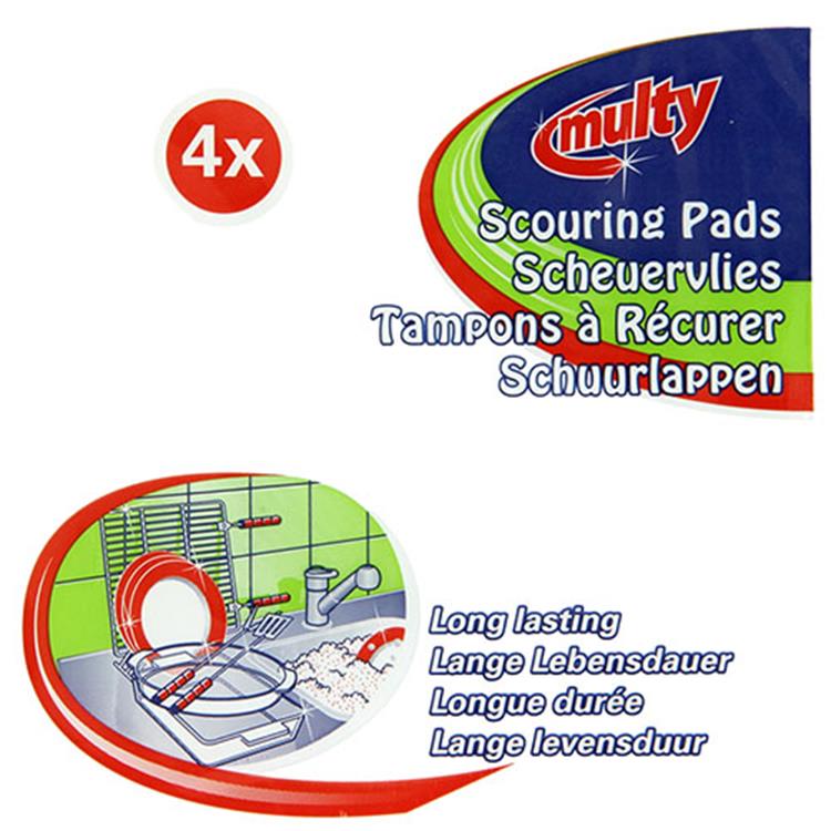Multy 1000362 - Schleiftuch 4 Stück | 20 Stück