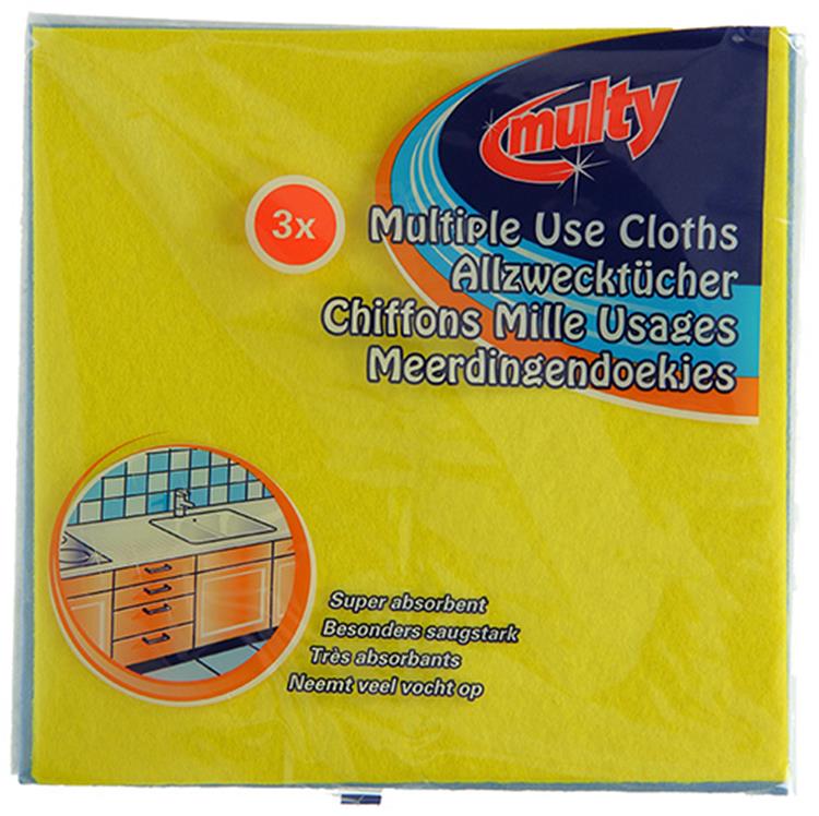 Multy Viskose-Geschirrtücher, 3er-Pack