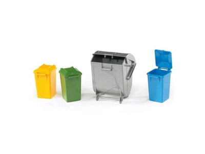 Bruder Garbage Mülleimer gesetzt
