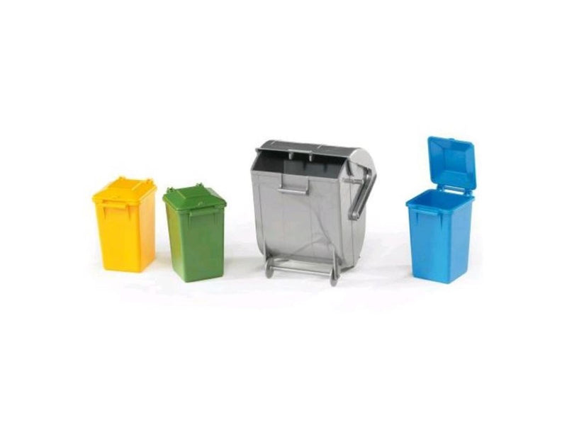 Bruder Garbage Mülleimer gesetzt