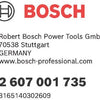 Bosch Zubehör Bit extrahart Sechskant 6, 49 mm 3 Stück - 2607001735