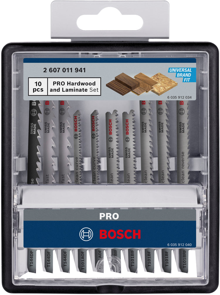 Bosch Zubehör Profi Hartholz- und Laminat-Set | 83mm | 10-teilig - 2607011941