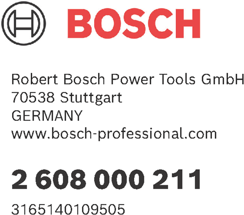 Bosch Zubehör Schleifplatte 1. - 2608000211