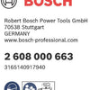 Bosch Zubehör Mundharmonikafilter Gas 18v-10 l Profi - 1. - 2608000663