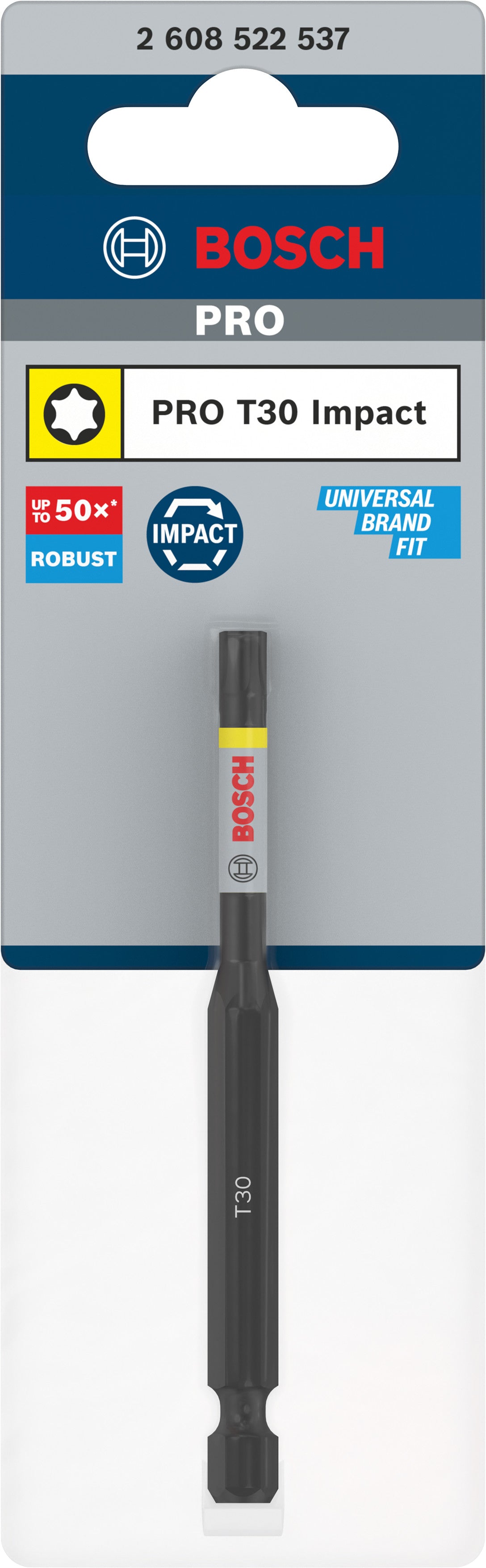 Bosch Zubehör Pro Torx Schlagschrauber-Bit | t30 | 90 mm – 2608522537