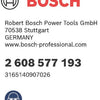 Bosch Zubehör 10x Metallbohrer HSS Pointeq 2,5mm - 2608577193