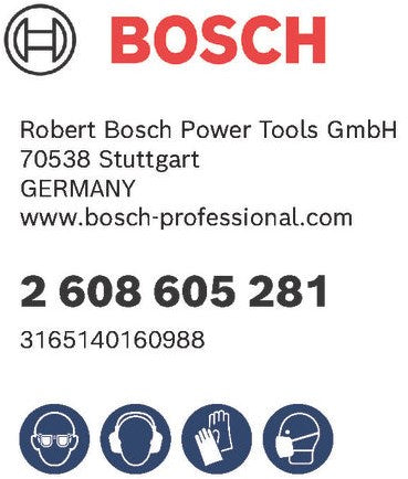 Bosch Zubehör 10x flach 80x133 c430, Experte für Holz+Farbe 8, 120 - 2608605281